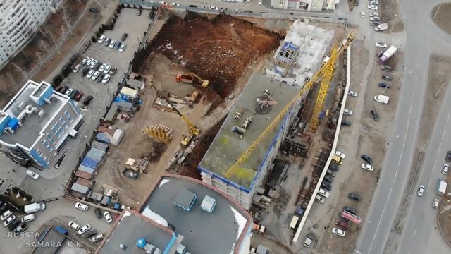 Строительство ЖК "Новый Дон" / 14 декабря 2021 г / Промышленный район / город Самара / Russia смотреть онлайн