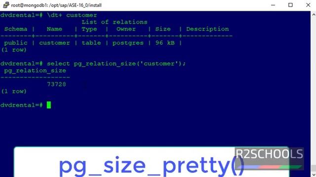 31. PostgreSQL DBA: How to find table size in PostgreSQL Server смотреть онлайн