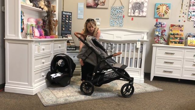 Agio Z3 Stroller Travel System with Nido Infant Car Seat смотреть онлайн