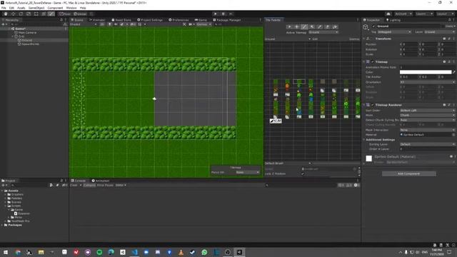 Unity 2D Tower Defense Tutorial 3 - Tower Spawn System Part 1 смотреть онлайн