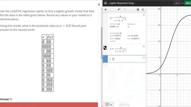 Build a logistic model from data using a graphing utility смотреть онлайн