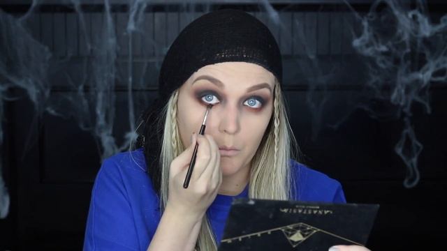 EASY SKELETON/SKULL PIRATE MAKEUP TUTORIAL | Halloween 2017 смотреть онлайн