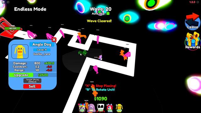 БЕСКОНЕЧНЫЙ ЦИФРОВОЙ ЦИРК В ТАВЕР ДЕФЕНС! Roblox Circus Tower Defense смотреть онлайн