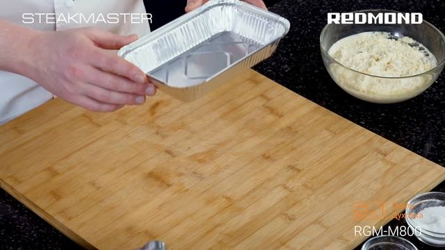 Готовим на гриле - "Творожная запеканка" на гриле SteakMaster REDMOND RGM-M800 смотреть онлайн