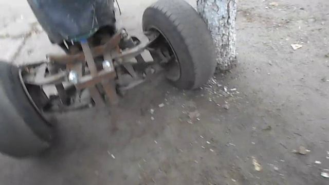 Трицикл из скутера своими руками.Tricycle scooter from their hands. смотреть онлайн