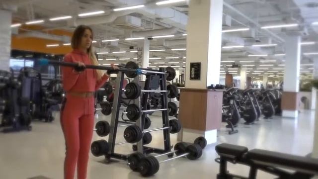 Сгибания рук со штангой стоя смотреть онлайн
