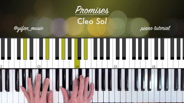 How to Play "Promises" by Cleo Sol (R&B Piano Tutorial) смотреть онлайн