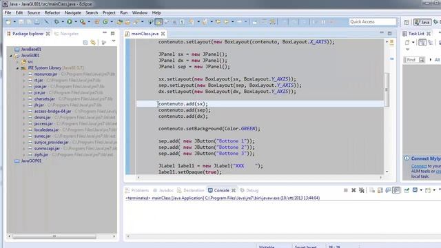 Java (Playlist 3) GUI - ITA 5: BoxLayout con JPanels смотреть онлайн
