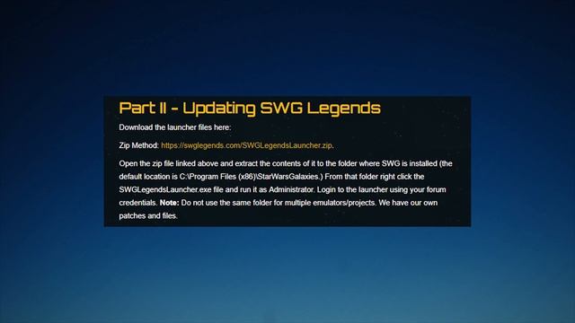 How To Install Star Wars Galaxies Legends смотреть онлайн