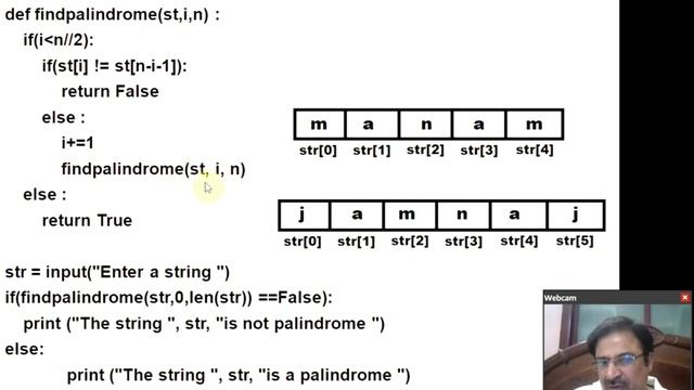 Palindrome string program in python using recursion in Hindi | nth fibonacci number using recursion смотреть онлайн