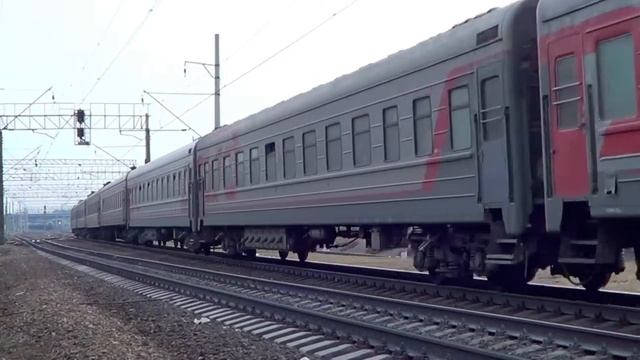 ЧС2к-895 с поездом №27 "Бишкек - Москва" смотреть онлайн