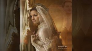 Максим и Василиса. Белое платье, белая фата.