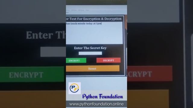 Python Tkinter Project on Message Encryption and Decryption Tool | Python Foundation смотреть онлайн