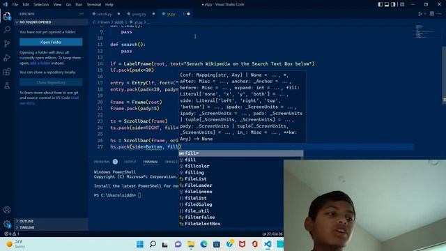 Wikipedia Scraping - Tkinter GUI смотреть онлайн