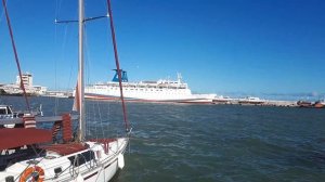 Крым Ялта 15.06 Набережная.В Ялту ПРИПЛЫЛ БОЛЬШОЙ КОРАБЛЬ,"КНЯЗЬ ВЛАДИМИР".ПРИМОРСКИЙ ПЛЯЖ.ЯЛТА2021