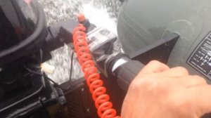 Парсун ТС 5,8  в лодке 90 кг.