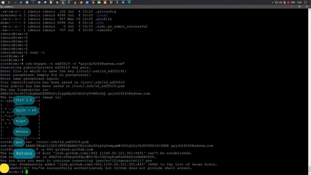 Добавление нового SSH-ключа в вашу учетную запись на GitHub смотреть онлайн