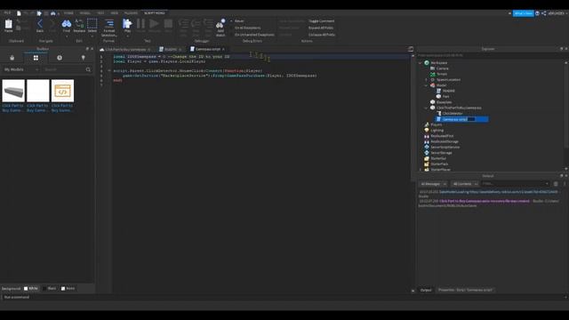 Click Part to Buy Gamepass | Roblox Studio Tutorial смотреть онлайн