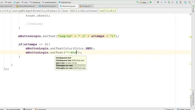 Android Login Screen - (EditText) Text Fields Example Part 3/3 (XML and JAVA) смотреть онлайн