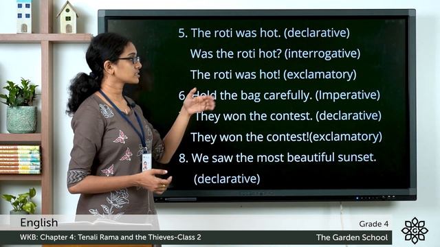 Grade 4 English WKB Chapter 5 Class 2 Thenali Rama and the thieves Exercise смотреть онлайн