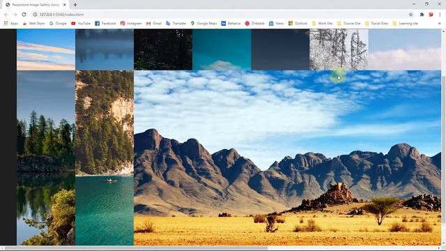 How To Make Responsive Image Gallery Using CSS Grid | CSS Grid | DesignTorch смотреть онлайн
