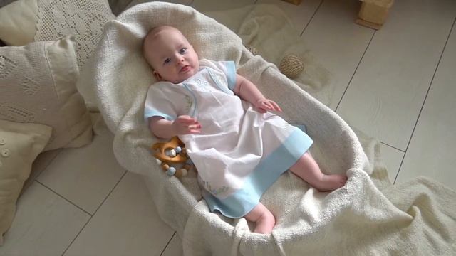 Рубашка, крыжма, полотенце и набор "Василёк" для Крещения - мастерская "Крестильное" смотреть онлайн
