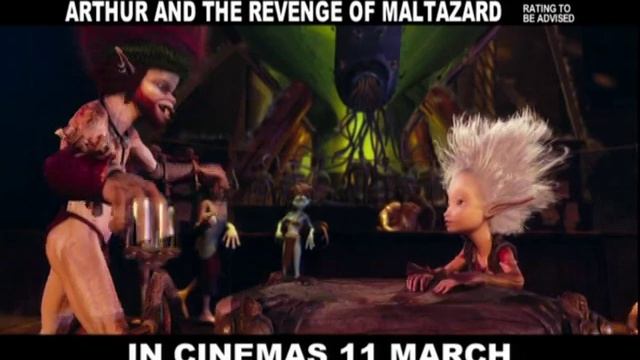 Arthur and the Revenge of Maltazard - Official Trailer смотреть онлайн
