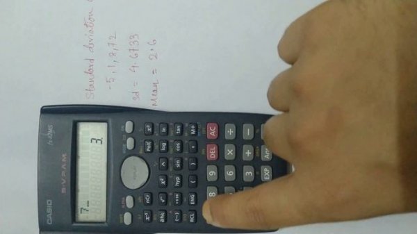 Standard Deviation in seconds Using fx-82MS calculator #shortcuts #coreeee #GATE #Mathematics