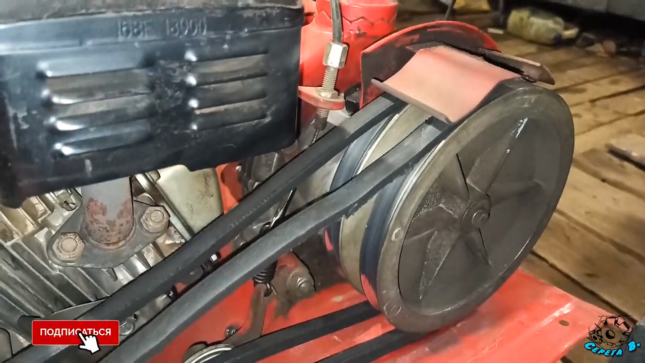 Зачем переворачивать шкив. Двигатель Lifan168f-2. смотреть онлайн