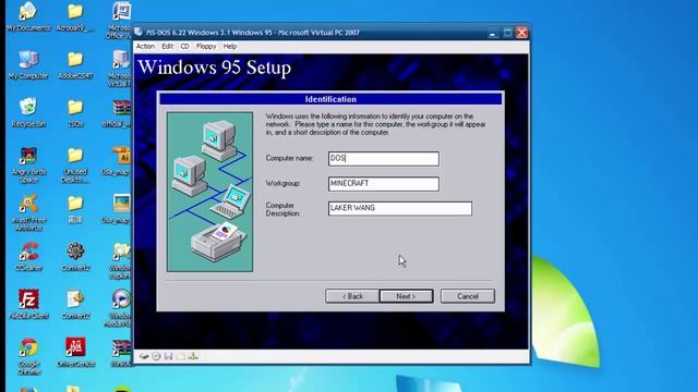 Installing Windows 95 In Virtual PC 2007 (Part 3) смотреть онлайн