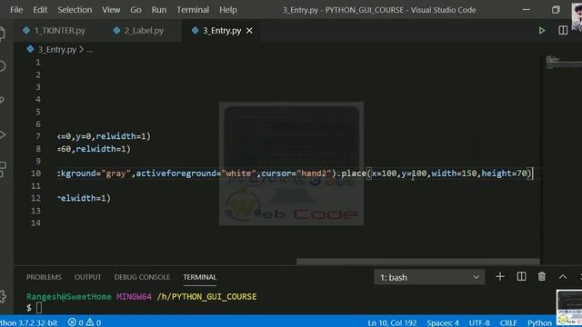 Create Button in Python Tkinter | #Part5 смотреть онлайн