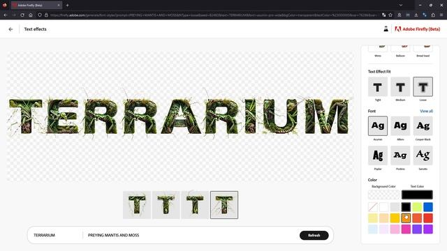 Creating AMAZNG Text & Font Effects using Adobe Firefly. смотреть онлайн