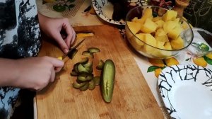 Готовлю немецкий картофельный салат с беконом!