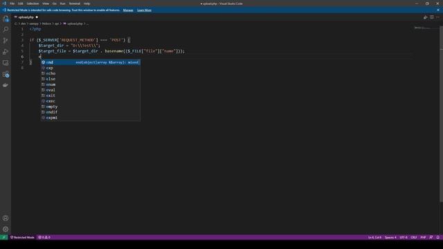 PHP File Upload Rest API Without Database смотреть онлайн