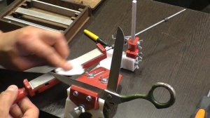 Заточка ножниц на точилке ЖУК