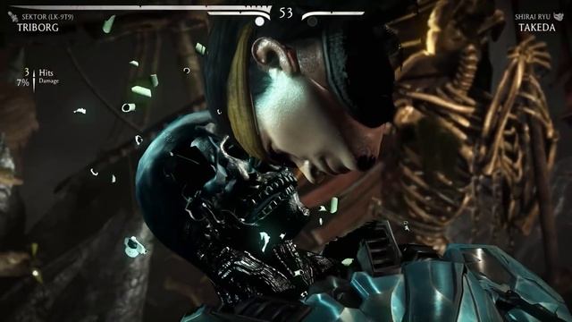 Mortal Kombat XL: Takeda and Triborg Swap Fatalities,Intros and Outros смотреть онлайн