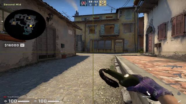 Molly/nade/flash lineup for apps control [CS:GO de_inferno] смотреть онлайн