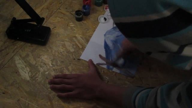 РИСУНОК ПАЛЬЦАМИ ГУАШЬЮ (УСКОРЕННОЕ ВИДЕО) смотреть онлайн