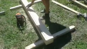 Замена венцов в бревенчатом доме. Без домкрата.