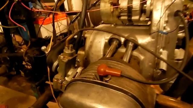 Первый запуск двигателя.Мотоцикл УРАЛ. смотреть онлайн