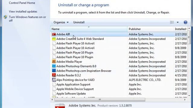Windows 7 Tutorial Installing & Uninstalling New Software Microsoft Training Lesson 2.12 смотреть онлайн