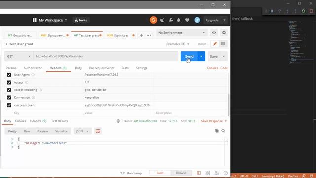 Node.js Token Based Authentication with JWT, Express & MySQL example смотреть онлайн