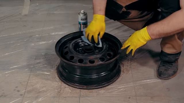 Эмаль для колесных дисков KUDO смотреть онлайн