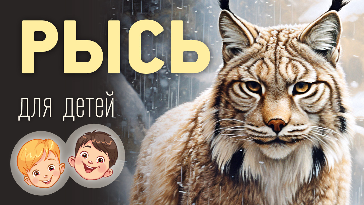 Рысь. Видео про животных для детей 3+ смотреть онлайн