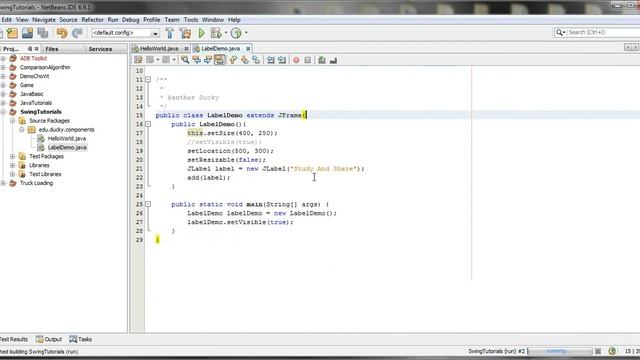 Bài 3 Java Swing: Label смотреть онлайн