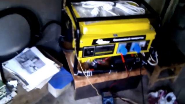 Проверка работоспособности генератора с самодельным AVR смотреть онлайн