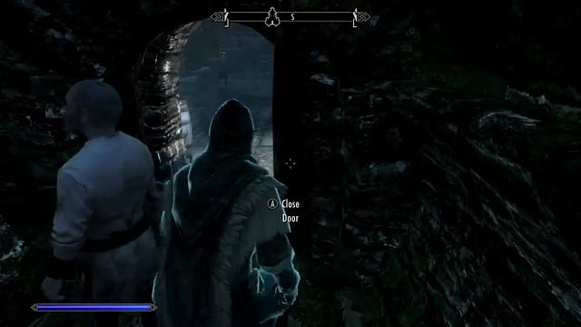 Let's Play Skyrim Live ( Pt 75 ) Riften - Punching Out Deadbeats