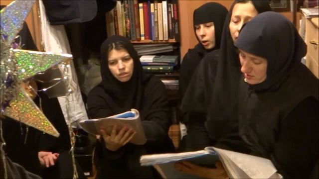 Рождество Христово с батюшкой.