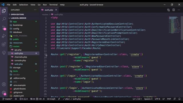 Laravel Breeze - Authentication Scaffolding смотреть онлайн
