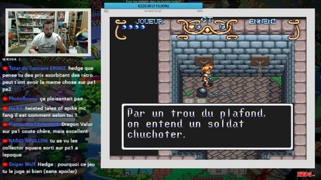 [Hedg'Live] Les RPG PAL sur Super Nes ! смотреть онлайн
